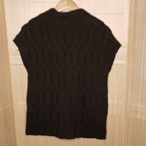 Classiques Entier Wool Blend Dark Green Chunky Cardigan Medium - Picture 2 of 8